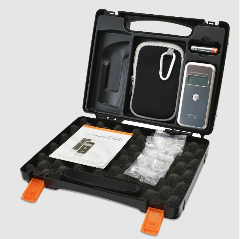 Alcomate - Premium Breathalyzer-Description - Full Pack 